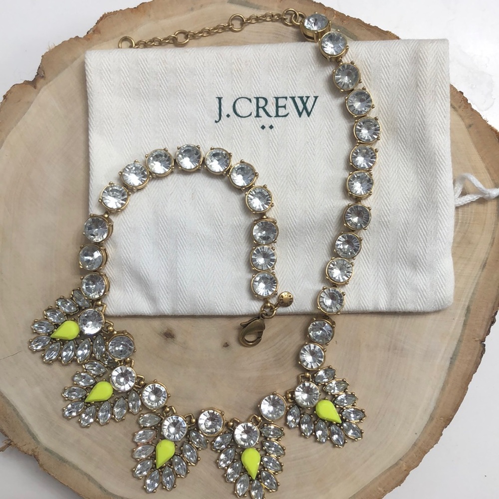 COPY - J.CREW necklace with neon green.